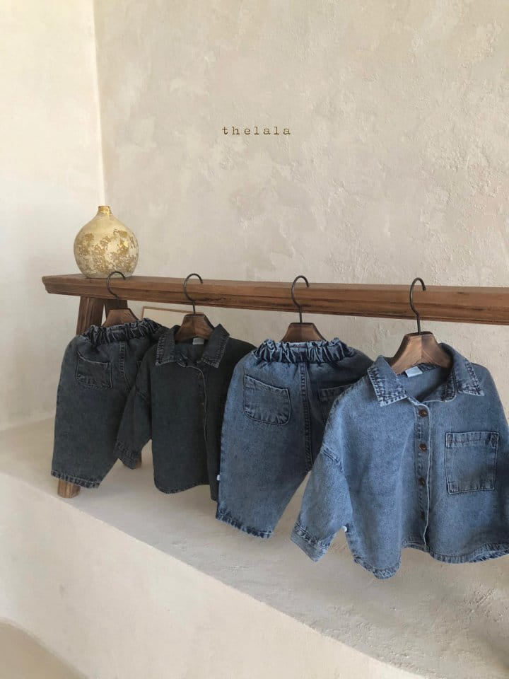 Circle Denim Pants