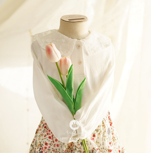 Lovely Lace Sailor Blouse